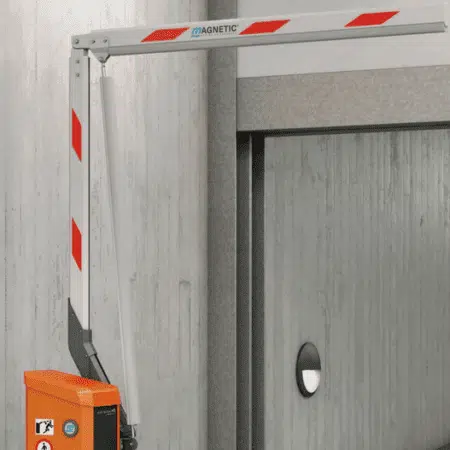 MSB5K-030-ECO Magnetic AutoControl Folding Articulating Barrier Arm for MBE - Custom Passage Height (10ft) - Image 3