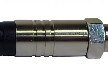 18311 Platinum Tools F RG11 Compression, Nickel Pl Pkg 25pc/Bag.