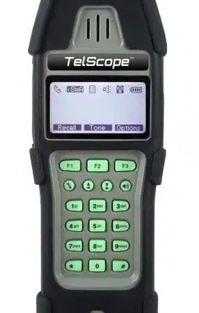 TLA300-1 Platinum Tools TelScope. Telecommunications Line Analyzer Telephone Test Set, w/bed-of-nails cord set, RJ12. Box.