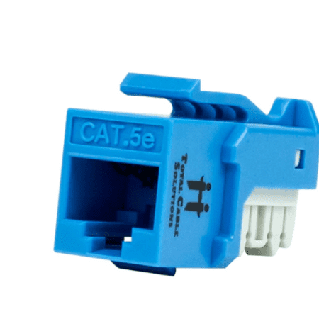 PRO-KEY-5P-B-25 LYNN  CAT5E component level keystone jack - 25 per bag - blue color