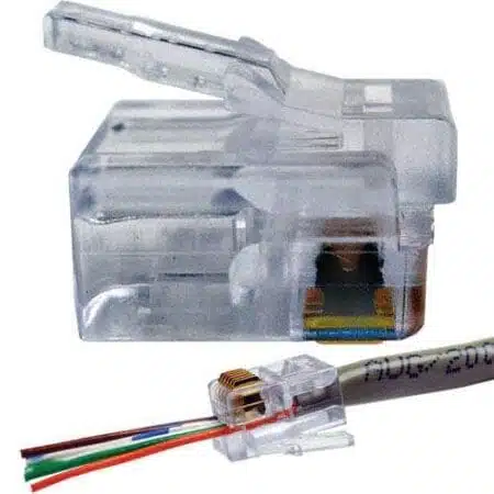 105005 Platinum Tools EZ-RJ12/11 Connector 500pc/Bag