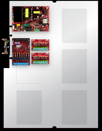 FPO150-2D8PM8NL4E6M/T8-B LifeSafety Power   8DR SV |  150W | E6M | NET