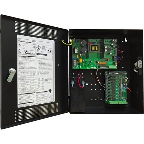 FPV6R8E1 LifeSafety Power SV 6A/12V or 6A/24V 8 Lock Fused Titan