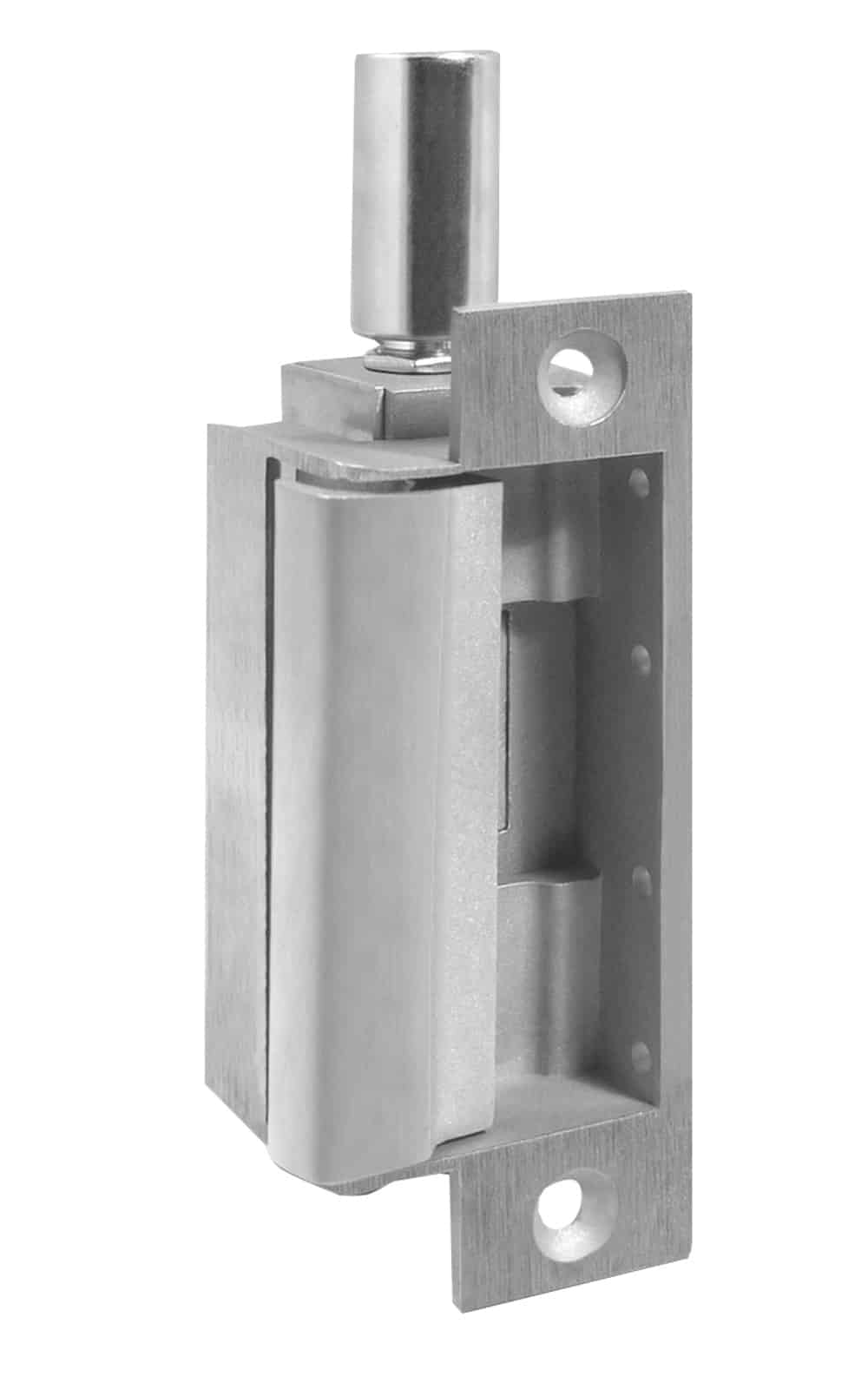 742-75 F 24D 630 Fail Safe, Complete 24VDC Electric Strike, 3/4" Keeper, Metal Frame, Satin Stainless Steel