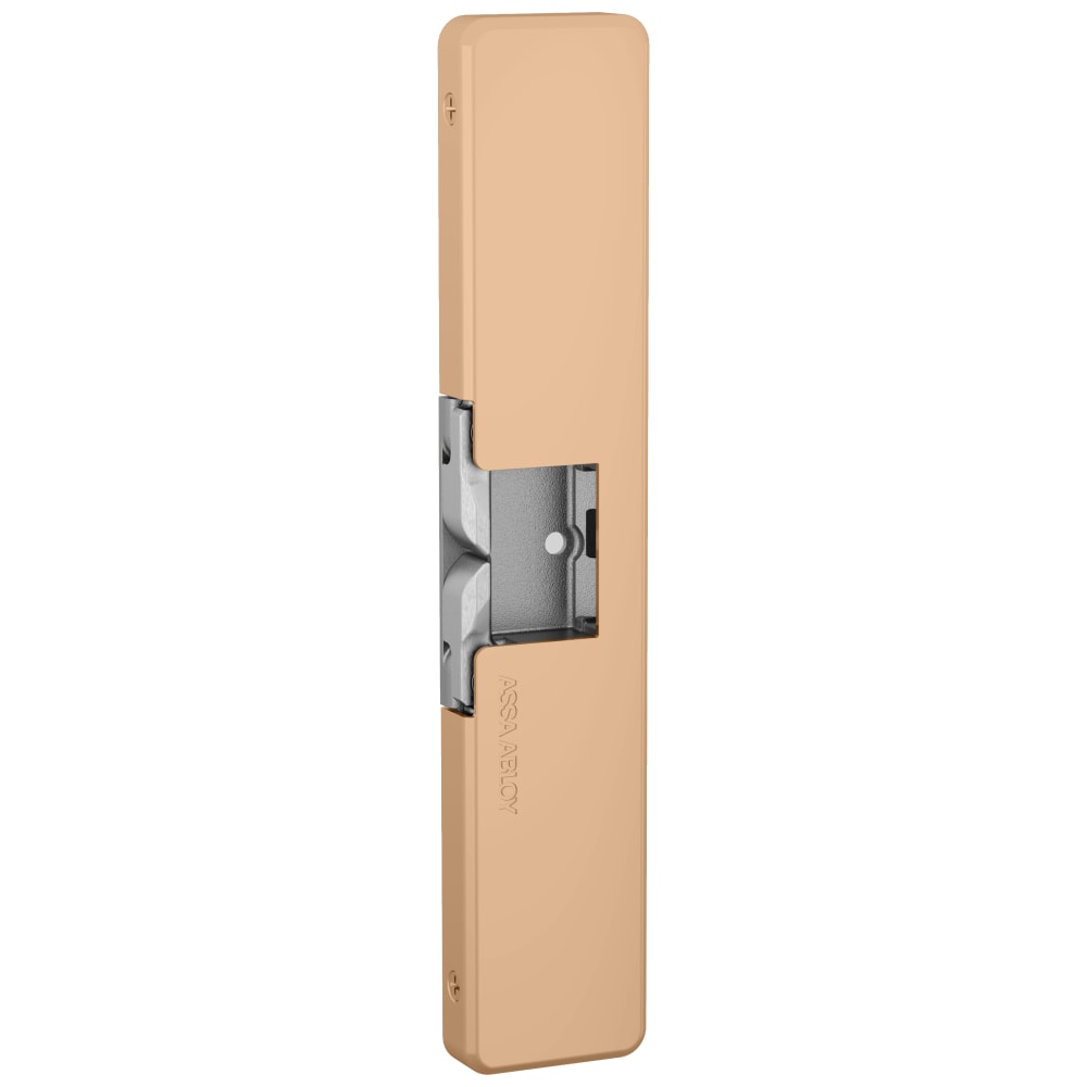 9400-612 HES Fail Safe/Fail Secure, Complete 12/24VDC Electric Strike, Surface Mounted, 1/2" Thickness, Satin Bronze