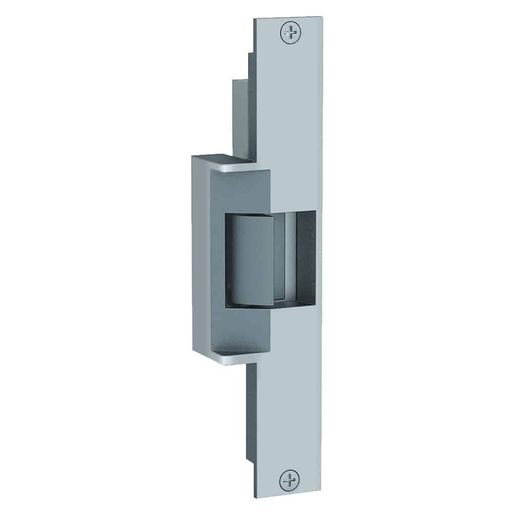 310-2 24D 630 LCBMA Fail Secure, Complete 24VDC Electric Strike, 1/2" Keeper, Latchbolt & Locking Cam Monitor with Auxiliary Switch, Satin Stainless Steel