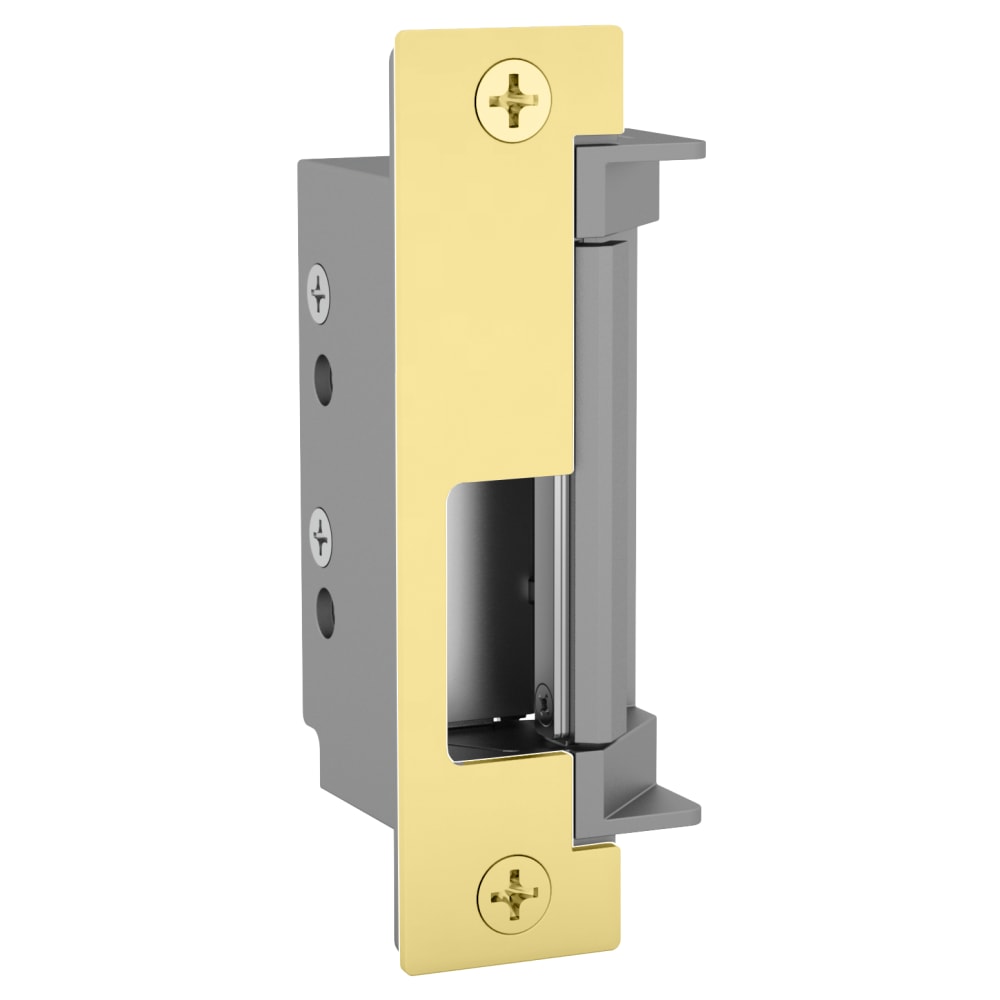 HES 4500C-606 Grade 1 Electric Strike, Fail Safe/Fail Secure, 12/24 VDC, Low Profile, Fire Rated, Satin Brass