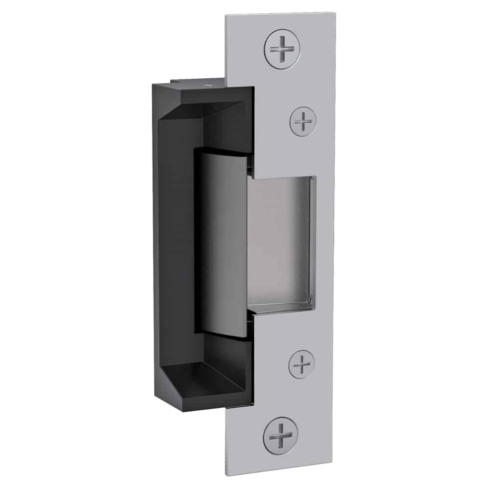 5000-501 630 HES Electric Strike Body, For Use with Cylindrical Locksets in ANSI Metal Jambs, Satin Stainless Steel Finish