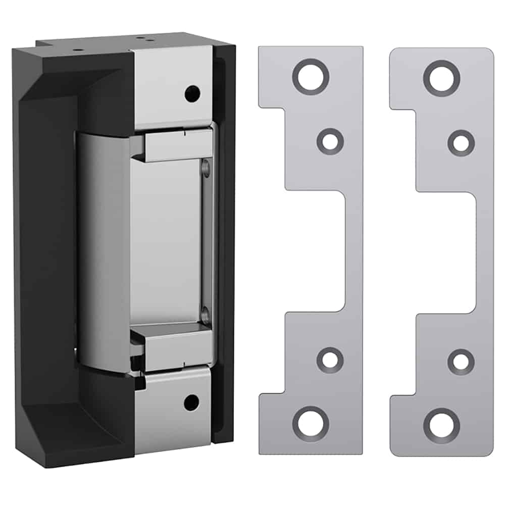 HES 5000C-630 Grade 1 Electric Strike, Fail Safe/Fail Secure, 12/24 VDC, Satin Stainless Steel