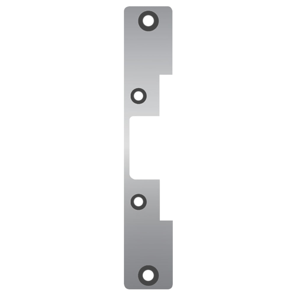 HES 503 630 Faceplate Only, 5000/5200 Series, 6-7/8" x 1-1/4", Flat with Radius Corners, Satin Stainless Steel