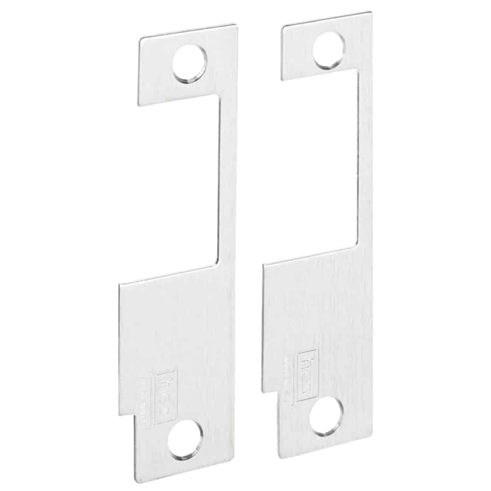 HES 852K 629 Faceplate Only, 8500 Series, 4-7/8" x 1-1/4", Use with Corbin Russwin ML2000, Bright Stainless Steel