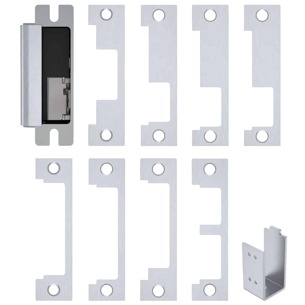 HES 1600-CS-630-LMS Grade 1 Electric Strike, For Cylindrical or Mortise Latchbolt and Deadbolt Locks 12/24 VDC