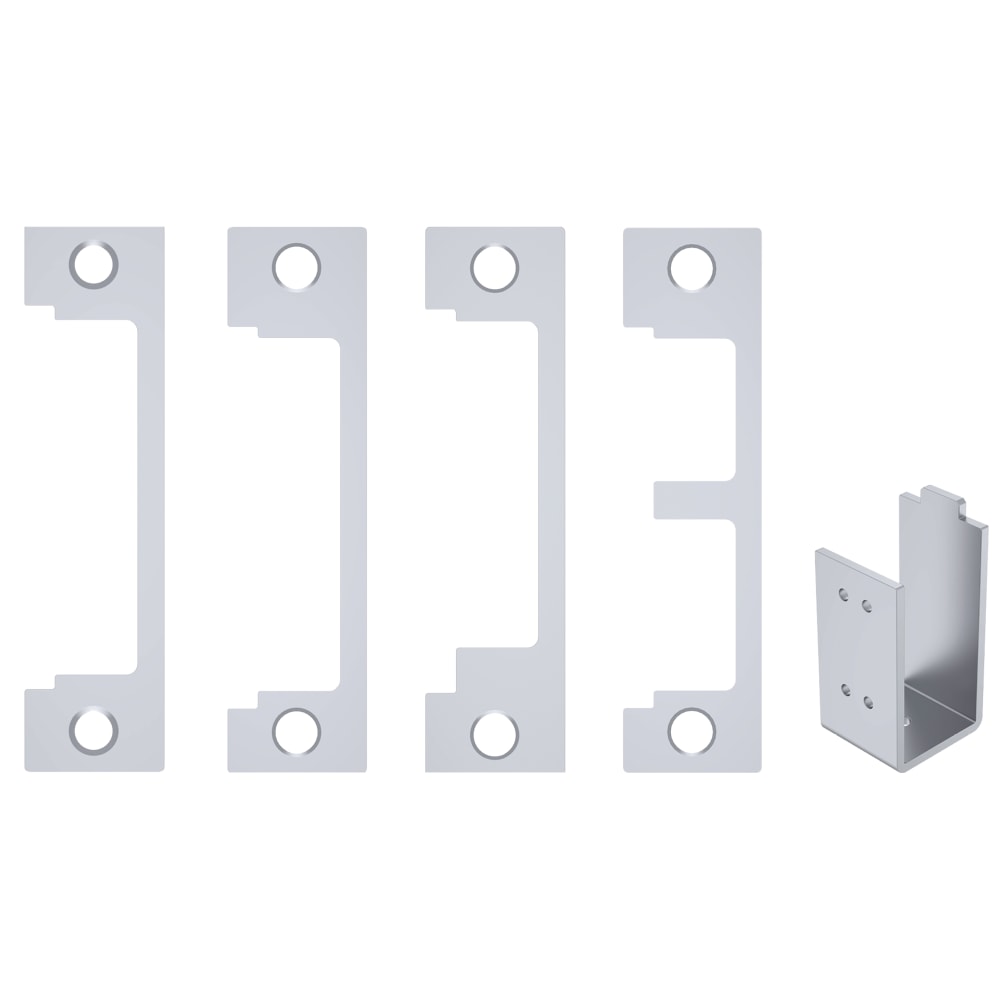 HES 1DB 629 1600 Series Faceplate Kit, Includes 1N, 1ND, 1NM, 1NTD Options, Bright Stainless Steel