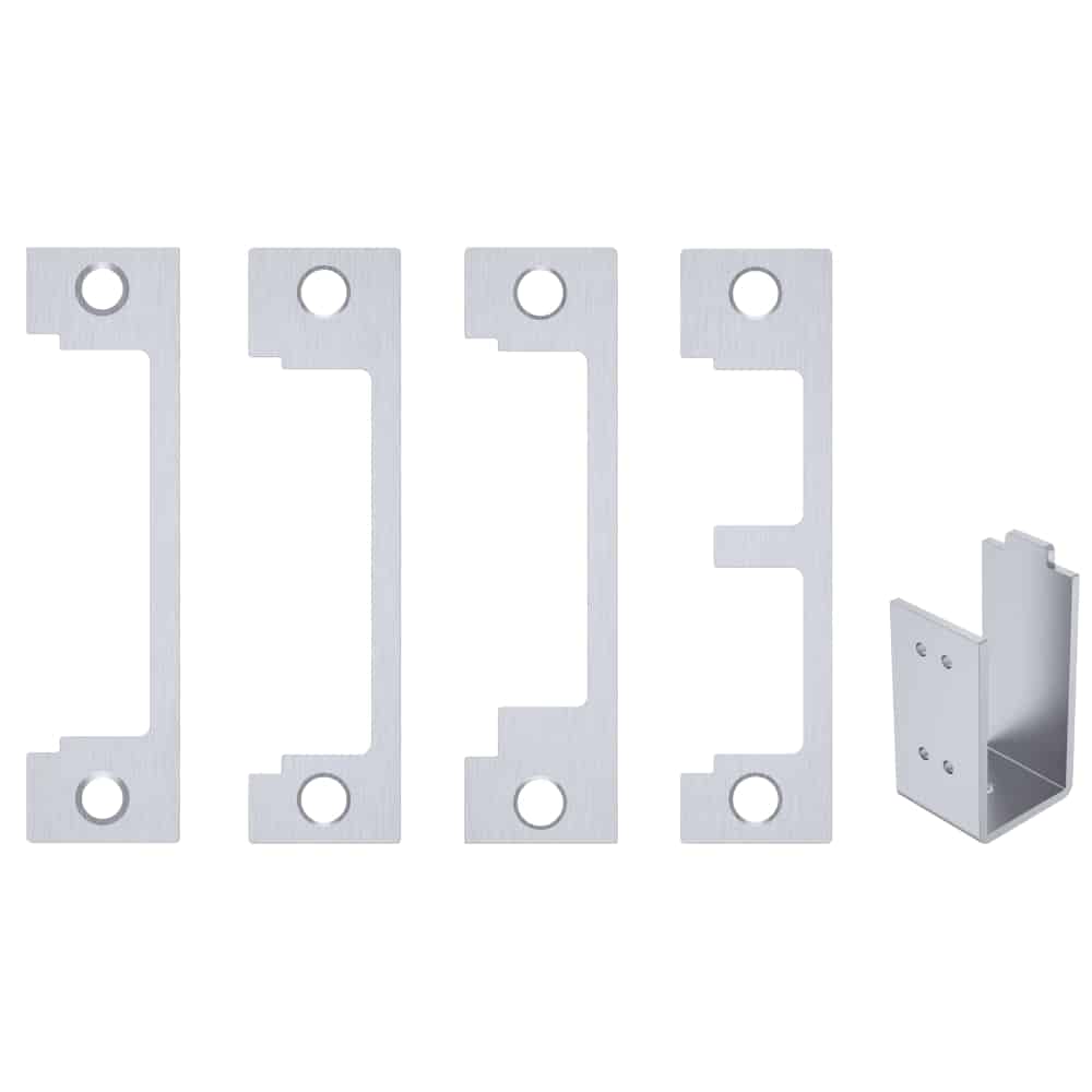 HES 1DB 630 1600 Series Faceplate Kit, Includes 1N, 1ND, 1NM, 1NTD Options, Satin Stainless Steel