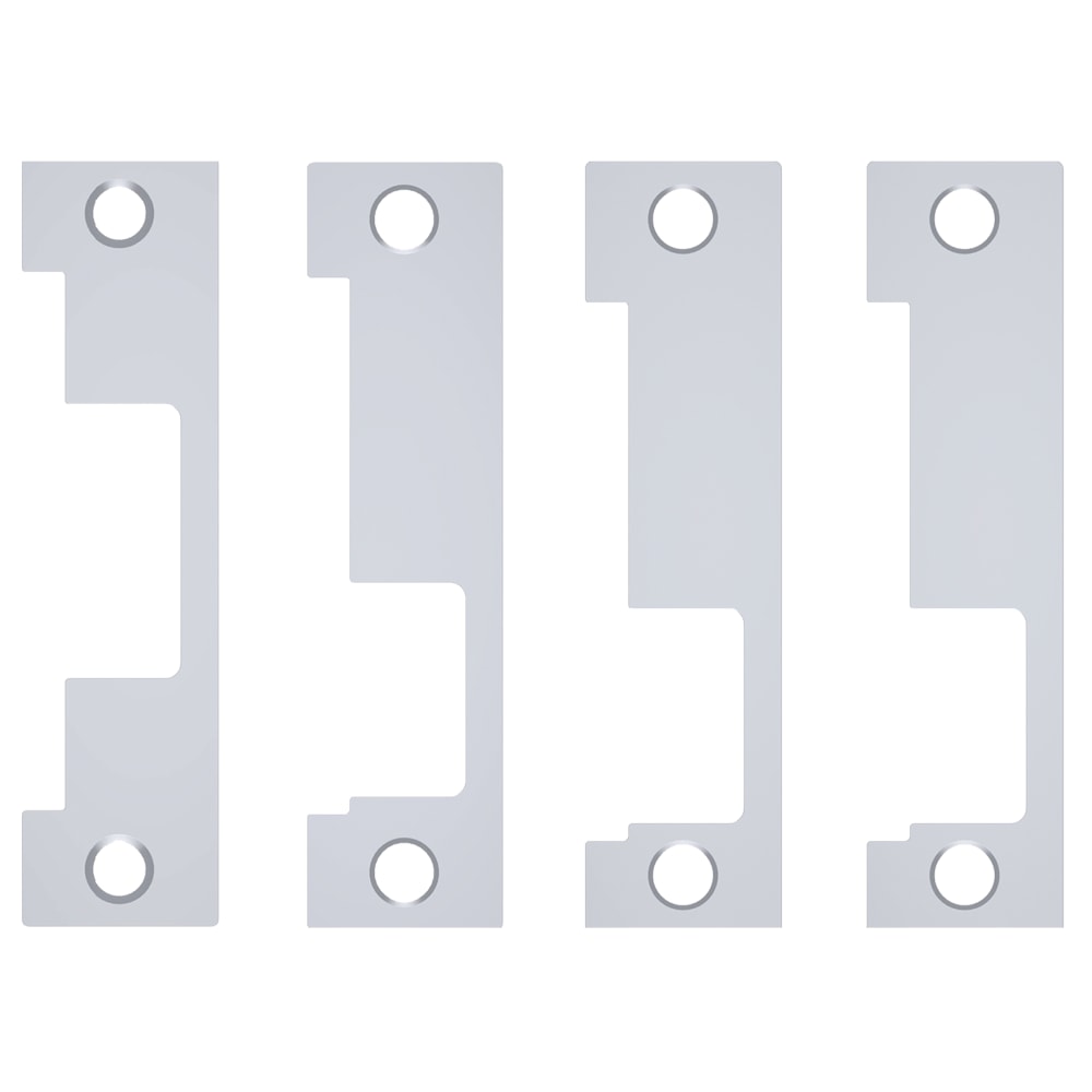HES 1LB 629 1500, 1600 Series Faceplate Kit, Includes 1J, 1K, 1KD, 1KM Faceplates, Bright Stainless Steel