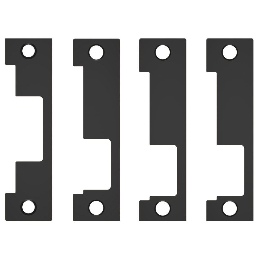 HES 1LB BSP 1500, 1600 Series Faceplate Kit, Includes 1J, 1K, 1KD, 1KM Faceplates, Black