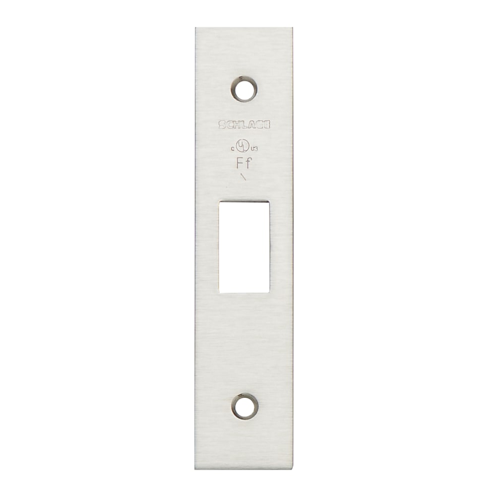 09-717 626 Schlage Lock Small Case Deadbolt Armor Front, Over 1-3/4" Doors, For Use With L460/62/63/64/80/96, Satin Chrome Finish