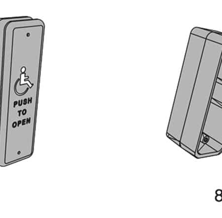 8310-3822T LCN Door Actuators & Plates