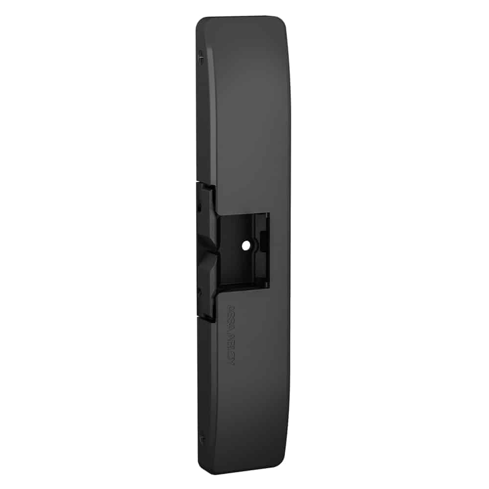 HES 9600-BSP Grade 1 Electric Strike, Fail Safe/Fail Secure, 12/24 VDC, Surface Mounted, 3/4" Thickness, Black Suede Powder Coat Finish Finish