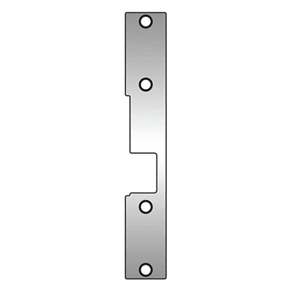 HES KM-2 630 Faceplate Only, 1006 Series, 9" x 1-3/8", Use with Mortise Locks, up to 3/4" Throw, Satin Stainless Steel