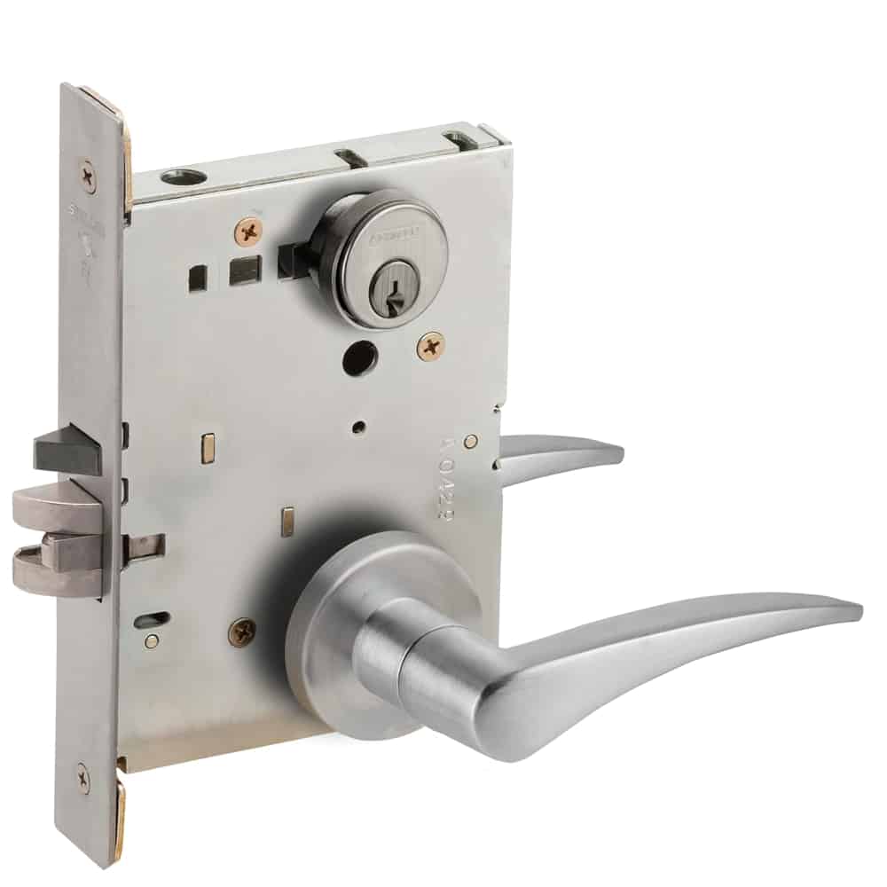 L9050P 12A 626 LH Schlage Mortise Lock