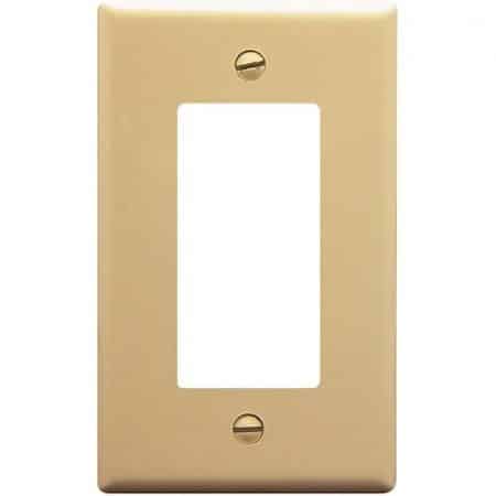 ICC IC107DFSIV Decorex Faceplate with One Insert Space in Single Gang,