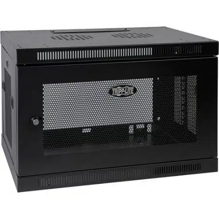 Tripp Lite SRW9U SmartRack Low-Profile Switch-Depth Wall Mount Mini Rack Enclosure, 16.5" (42cm), 200lb (90.7kg), - Image 3