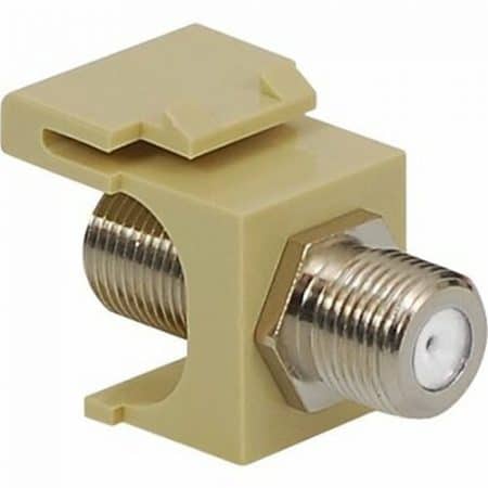ICC IC107B5FIV GHz F-Type Modular Jack with Nickel Plated Connector in HD Style,