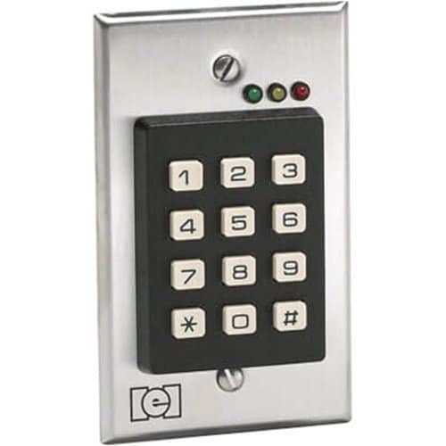 Linear 232i Auto-Adjusting Indoor Flush-Mount Keypad Access Device, 12/24V