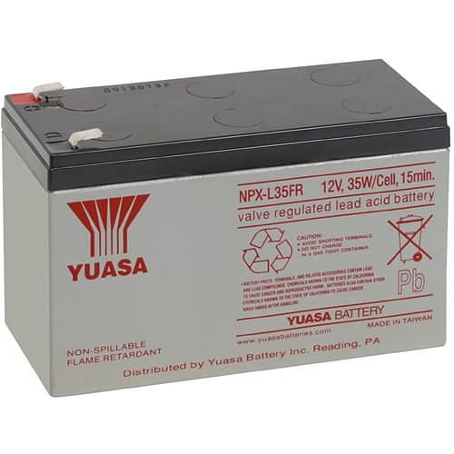 Yuasa NPXL35FR 12V 8.5Ah Valve Regulated SLA High Rate AGM Battery (Flame