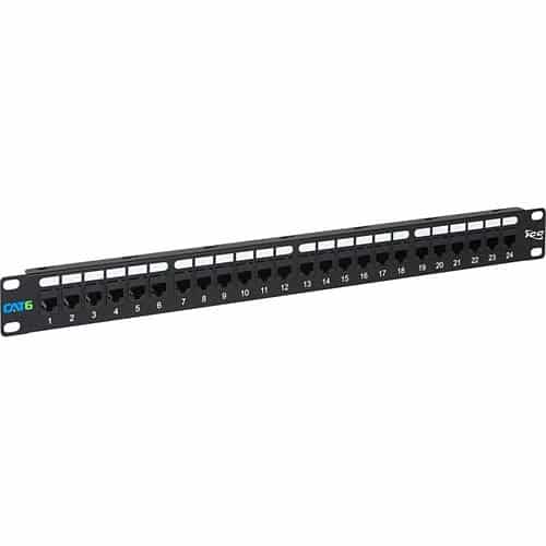 ICC ICMPP24CP6 CAT6 24-Port Feed-Through Patch Panel, 1U