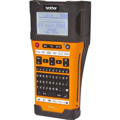 Brother PT-E500 P-touch EDGE Industrial Handheld Labeling Tool with Auto Cutter and Computer Connectivity - Image 2