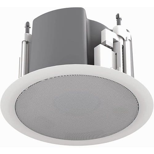 AtlasIED FAP33T-W 3" Full Range In-Ceiling Speaker with 16W 70V, 100V Transformer, Ported Enclosure and Safety First