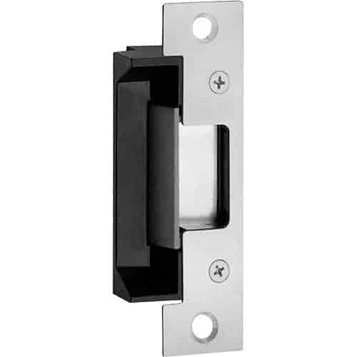 HES 5000-12/24D-LBM Electric Strike Body with Latchbolt Monitor, Low Profile, 12/24VDC, 0.24/0.12A, 1/16" Depth, Satin Stainless
