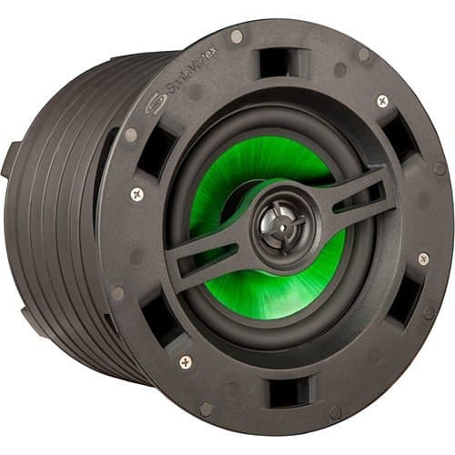 Beale Street IC6-MB 6-1/2" In-Ceiling 2-Way Speaker with 1" Aluminum Dome Pivoting