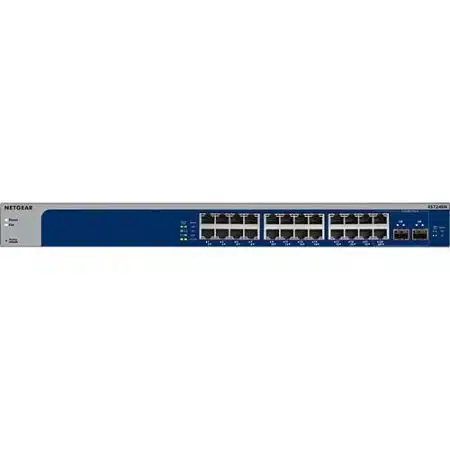 Netgear XS724EM-100NAS 24-Port 10-Gigabit/Multi-Gigabit Ethernet Smart Managed Plus Switch - Image 3