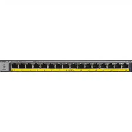 Netgear GS116PP 16-Port Gigabit Ethernet High-Power Unmanaged PoE+ Switch with FlexPoE - Image 2