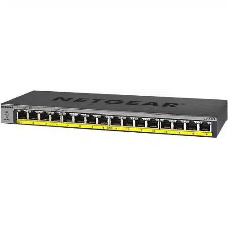 Netgear GS116PP 16-Port Gigabit Ethernet High-Power Unmanaged PoE+ Switch with FlexPoE - Image 3