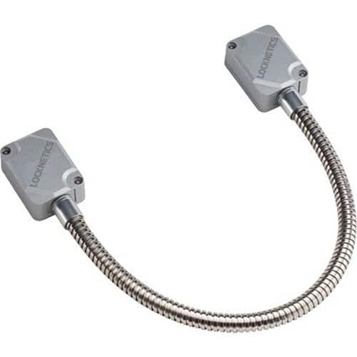 Locknetics DC-HD-16 Heavy Duty Door Cord with Aluminum Boxes, 16", Stainless-Steel