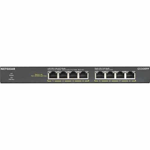 Netgear GS308PP 300 Series SOHO 8-Port Gigabit Ethernet SOHO PoE+ Unmanaged Switch - Image 2