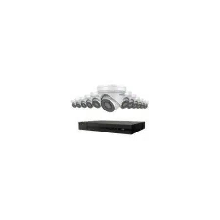 Hikvision EKI-K164T412 Value Express 13-Piece Kit, (1) ERI-K216-P16 16-Channel NVR, (12) ECI-T24F2 4MP Cameras, 2.8mm - Image 2