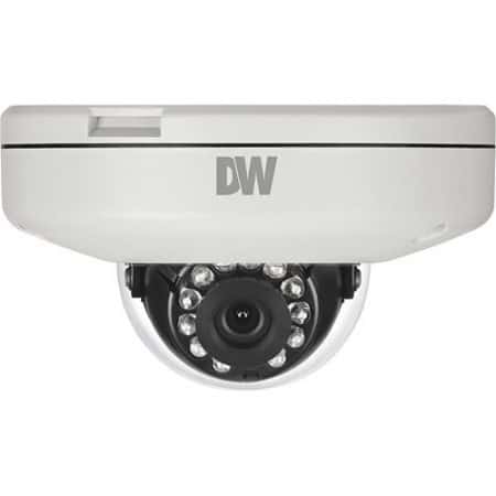 Digital Watchdog DWC-MF2WI4TW MEGApix 2.1MP Ultra-Low-Profile IR Vandal Dome IP Camera, 4mm Fixed Lens,