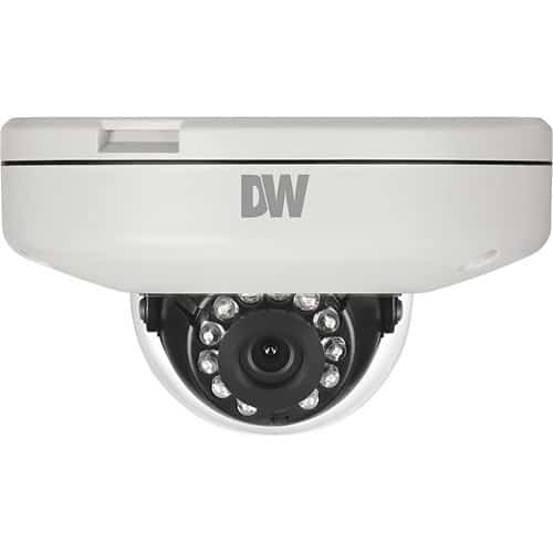 Digital Watchdog DWC-MF2WI4TW MEGApix 2.1MP Ultra-Low-Profile IR Vandal Dome IP Camera, 4mm Fixed Lens,