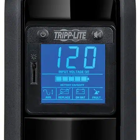 Tripp Lite OMNI900LCD OmniSmart LCD 120V 900VA 475W Line-Interactive UPS, tower, LCD display, USB port - Image 2