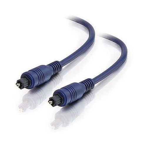 C2G CG40390 Velocity TOSLINK Optical Digital Cable, 3.3'