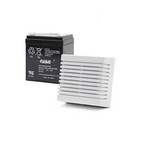 DSC ACCK-1NT 4-Piece Accessory Kit, Includes BD4-12 Battery, SD-15WULF Siren, RJ-31X Jack and