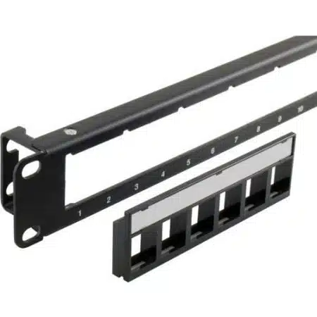 Hubbell HPJ24 Patch Panel, Jack, Unloaded, 24-Port, 19" X 1.75" - Image 3