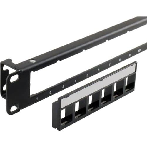 Hubbell HPJ24 Patch Panel, Jack, Unloaded, 24-Port, 19" X 1.75" - Image 3