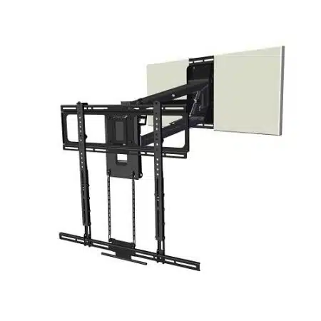 MantelMount MM720 Pro Series Pull Down TV Mount, 80-Degrees Extended Swivel with Included Adapter, 9-Degrees Tilt, Black - Image 2