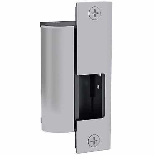 HES 1006CLB-F-12/24D-630 1006 Series Complete Electric Strike, Fail Safe, Includes Faceplates (J, K, KD, KM), Satin Stainless